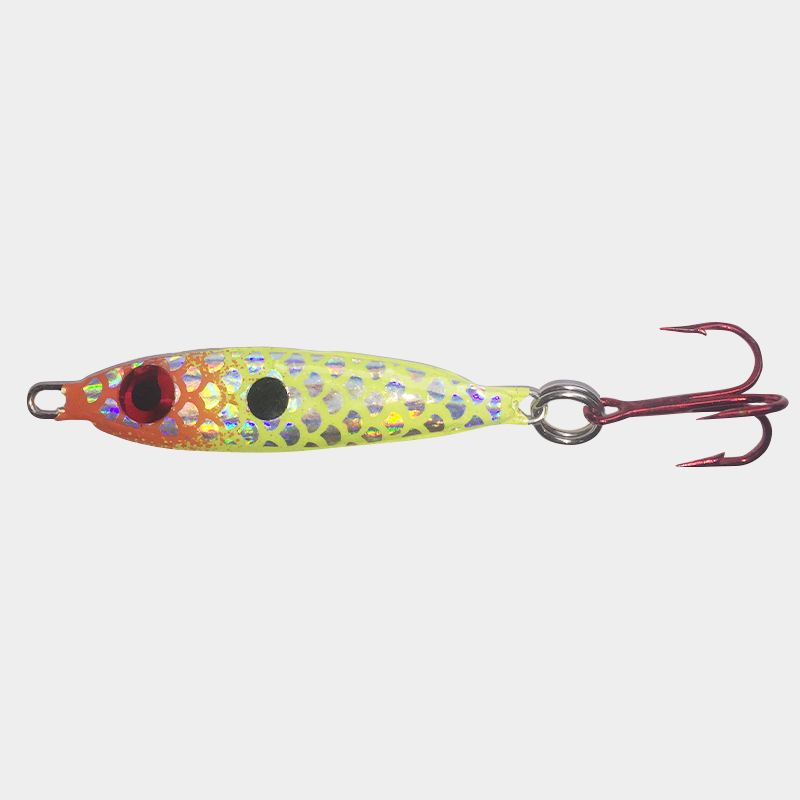 Wifreo 4PCS #10 Epoxy Minnow Fly Bait Fish Lure Wobbler Spoons for Trout  Bass Bluegill Pike